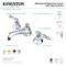 Kingston Brass KS4461TL 8" Widespread Bathroom Faucet, Polished Chrome KS4461TL - alternate 2